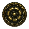 Antique Bronze Flower Button 5/8" (16mm)