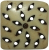Bone Cut-Out Square Button 1 3/8"