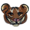 Tiger Cub Button Sz 7/8"