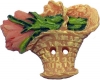 Flower Basket Button Sz 1"