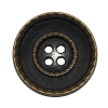 Bronze Concave 4-hole Button Sz 7/8"